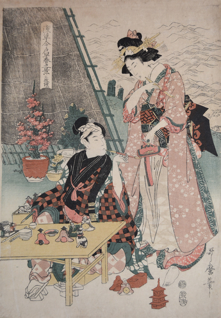 Kitagawa Utamaro II, ‘Asakusa Market in Early Summer’, 1807, Ronin Gallery