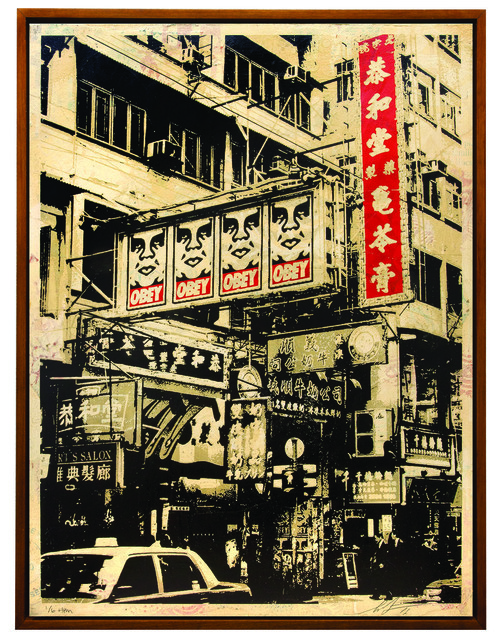 Shepard Fairey (OBEY), ‘Hong Kong Visual Disobedience’, 2016, Underdogs Gallery
