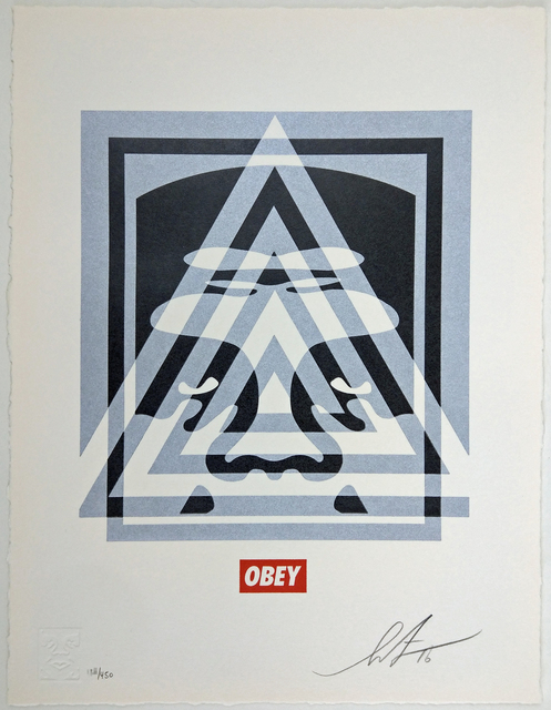 Shepard Fairey (OBEY), ‘Pyramid Top Icon’, 2016, New Union Gallery