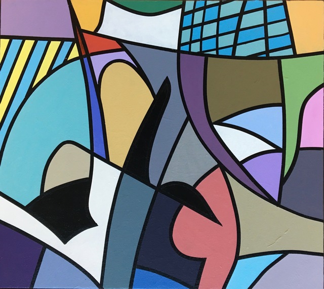 David L. Hughes, ‘Second Thoughts’, 2018, Painting, Acrylic on Canvas, Art Attack SF