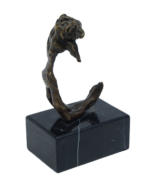 Salvador Dalí, ‘Angel of Victory’, Sculpture, Bronze on a black marble plinth, Roseberys
