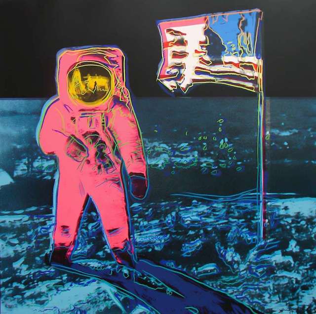 Andy Warhol, ‘Moonwalk, Blue and Pink (FS II.405)’, 1987, Print, Screenprint on Lenox Museum Board, Revolver Gallery