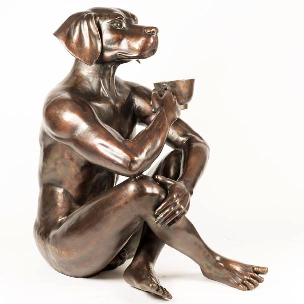Gillie and Marc Schattner, ‘He loved his long black’, 2018, Gillie and Marc Art Gallery