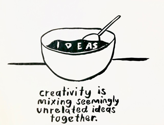 Carissa Potter, ‘Mixing Ideas’, 2019, Drawing, Collage or other Work on Paper, Sumi Ink on Paper, Eleanor Harwood Gallery