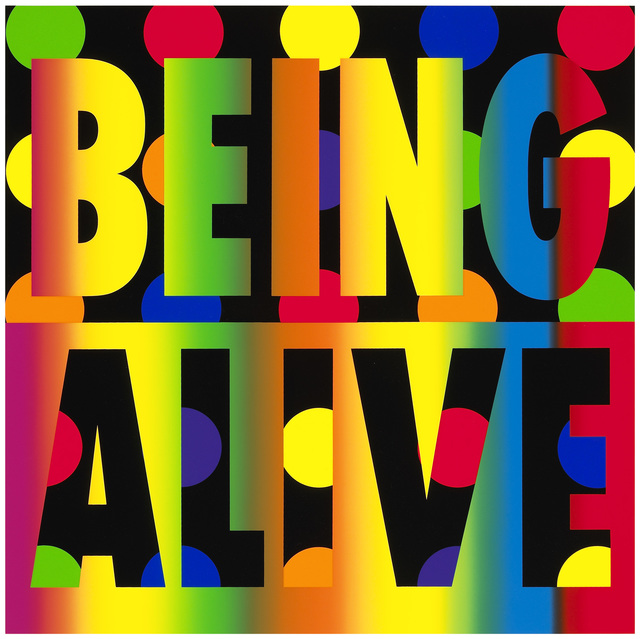 Deborah Kass, ‘Being Alive’, 2012, Print, 9-color silkscreen and color blend on 2-ply museum board, Meyerovich Gallery