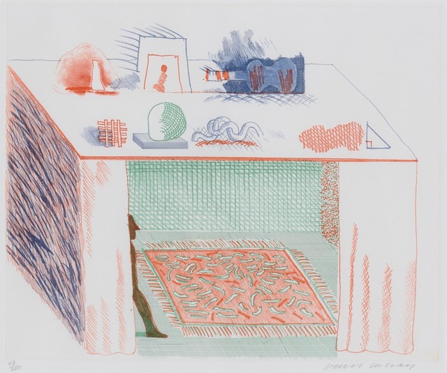 David Hockney, ‘In A Chiaroscuro (S.A.C. 207; Tokyo 186)’, 1976-77, Doyle