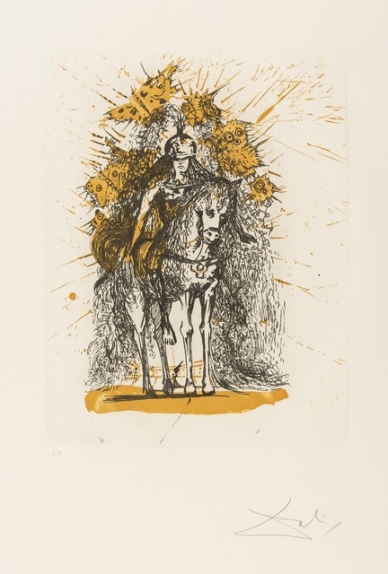 Salvador Dalí, ‘Cavalier Casque aux Papillons (from Calderón: La Vie est un songe) (M&L 520a; Field 73-1-H)’, 1971, Forum Auctions