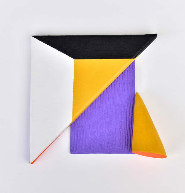Ron Robertson-Swann, ‘Cutting Corners II’, 2018, Painting, Acrylic on canvas & polystyrene, Charles Nodrum Gallery