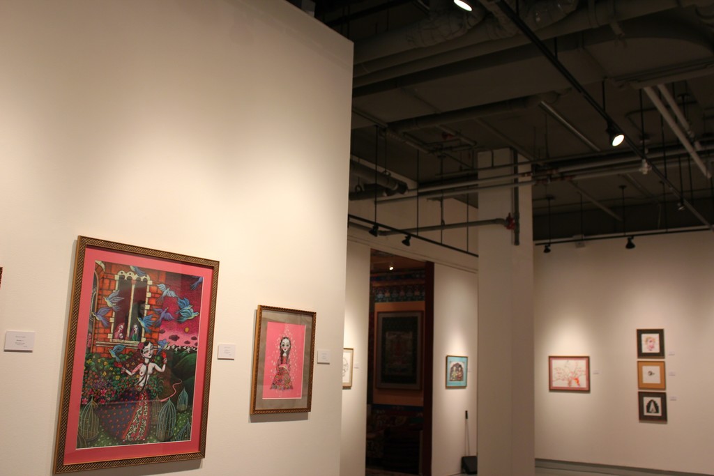 Installation view of "Empowering the Extraordinary Dakinis" at Tibet House US, New York (2016). Image courtesy of Tibet House US Installation view of "Empowering the Extraordinary Dakinis" at Tibet House US, New York (2016). Image courtesy of Tibet House US