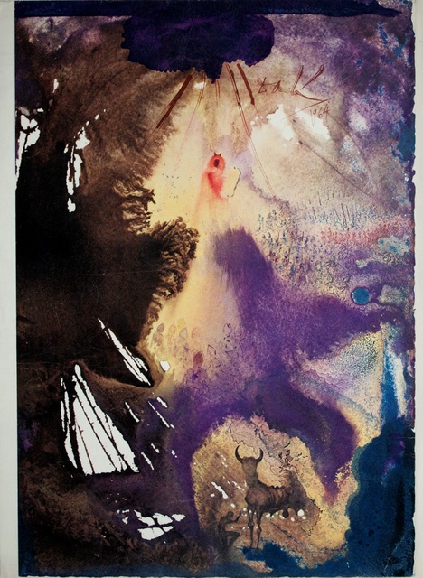 Salvador Dalí, ‘I Am The Lord Your God’, 1964-1967, Print, Original Colored Lithograph and Serigraph on Heavy Rag Paper, Studio Mariani Gallery