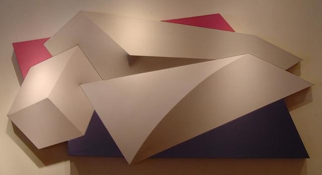 Charles Hinman, ‘Sprinter’, 1980, Painting, Acrylic on shaped, segmented canvas, Vertu Fine Art