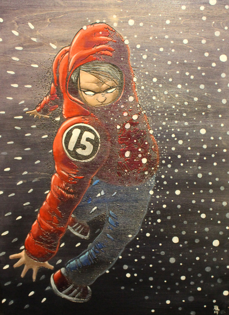 Norio Fujikawa, ‘15’, 2019, Painting, Acrylic and laser cut on wood panel, Art Attack SF