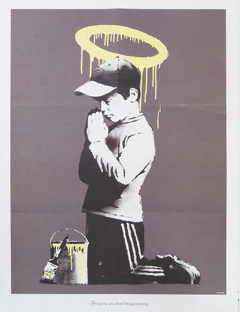 Banksy, ‘Forgive Us Our Trespassing’, 2010, Roseberys