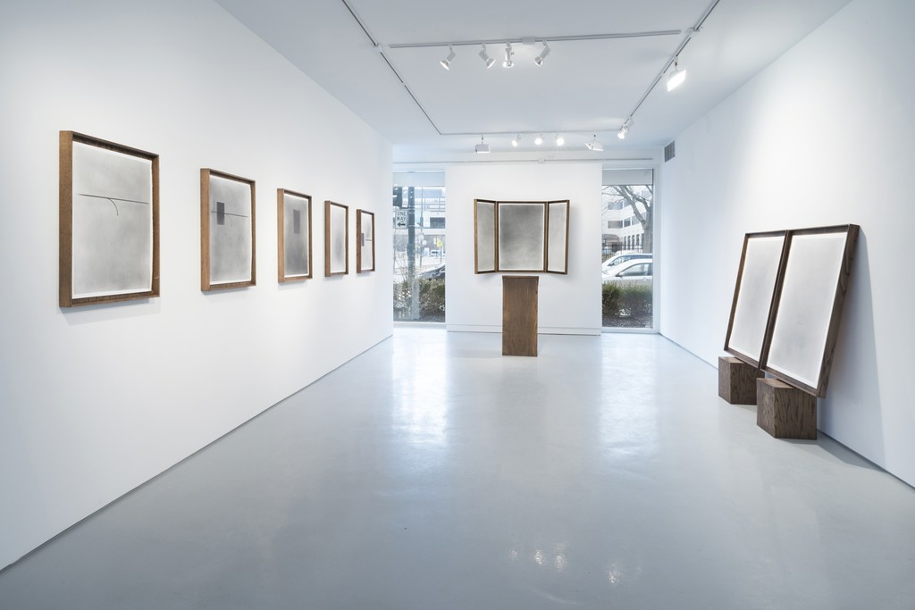 Nate Young, 'But not yet: in the spirit of linguistics', Installation view at moniquemeloche, February 2015 Nate Young, 'But not yet: in the spirit of linguistics', Installation view at moniquemeloche, February 2015