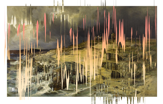 Ciler, ‘Ejercicio de distorsión sobre paisaje núm. 3’, 2019, Painting, Acrylic on canvas, MAIA Contemporary