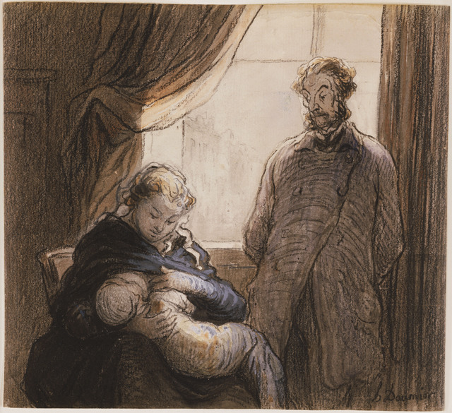 Honoré Daumier, ‘The Family’, 1860s, Phillips Collection