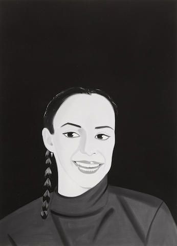 Alex Katz - Belinda, from Smiles Portfolio