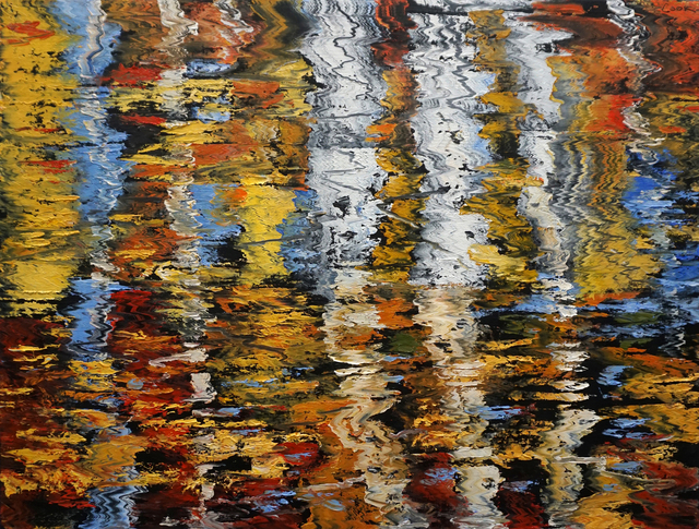 James Cook, ‘Pine Top - Aspen Reflections #3’, 2021, Painting, Oil on linen, Gail Severn Gallery