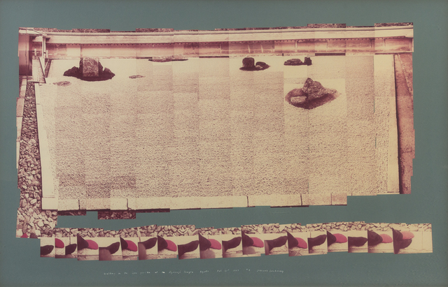 David Hockney, ‘Walking in the Zen Garden at the Ryoanji Temple #4’, 1983, Hindman