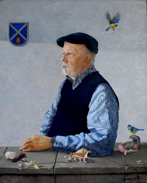 Tatyana Palchuk, ‘Portrait of a man’, 2019, Painting, Oil on linen, Alessandro Berni Gallery