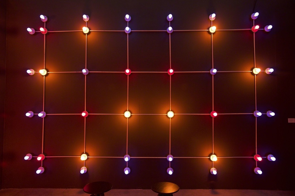 Installation view of Mana Seven, on view at Mana Wynwood Convention Center from November 30–December 4, 2016. Photo: Penn Eastburn. Installation view of Mana Seven, on view at Mana Wynwood Convention Center from November 30–December 4, 2016. Photo: Penn Eastburn.