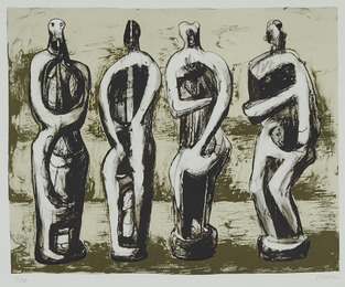 Four Standing Figures
