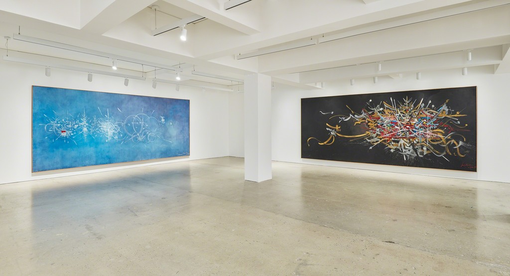 Georges Mathieu: Monumental Paintings at Nahmad Contemporary
photo by Tom Powel Imaging
© Comité Georges Mathieu - 2019 Artists Rights Society - ARS New York - ADAGP Paris Georges Mathieu: Monumental Paintings at Nahmad Contemporary
photo by Tom Powel Imaging
© Comité Georges Mathieu - 2019 Artists Rights Society - ARS New York - ADAGP Paris