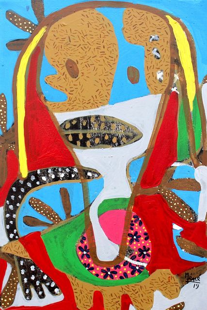 Méné, ‘Série "Métamorphoses" n°4’, 2019, Painting, Mixed media on canvas, OH GALLERY