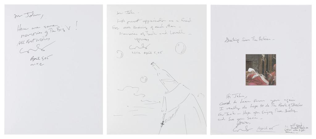 George Condo - I. UNTITLED (GEORGE CONDO: MEMORIES OF MANET AND VELAZQUEZ BOOK WITH INSCRIPTION) II. UNTITLED (THE IMAGINA...