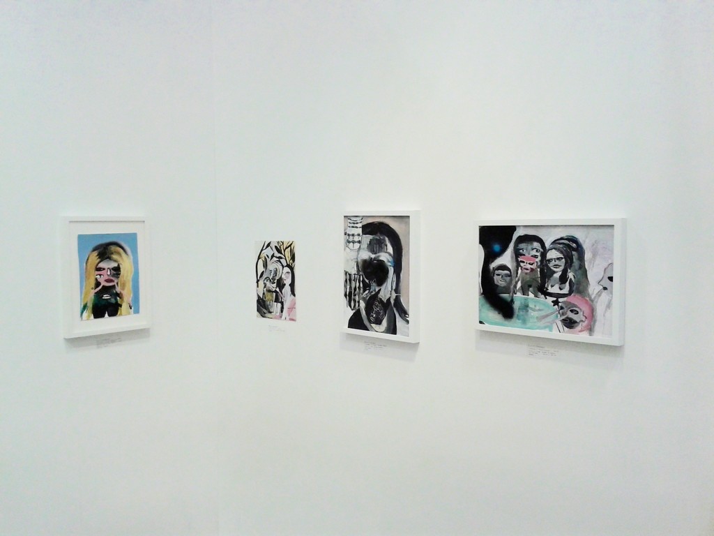 Silvia Argiolas works on paper - installation view Silvia Argiolas works on paper - installation view