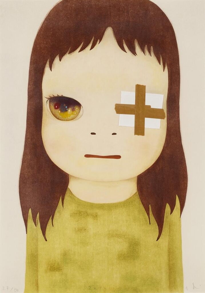 Yoshitomo Nara - Untitled (Eye Patch)
