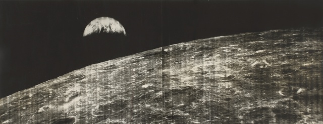 Lunar Orbiter I, ‘MAN'S FIRST LOOK AT THE EARTH FROM THE MOON, 23 AUGUST 1966’, Sotheby's