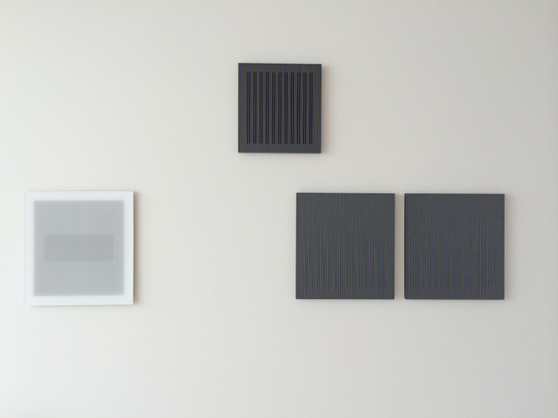 Tabatabai - "Acrylic Painting 2014-19," " ThreadPainting 2011-4," and "Thread Painting 35" (diptych). Tabatabai - "Acrylic Painting 2014-19," " ThreadPainting 2011-4," and "Thread Painting 35" (diptych).