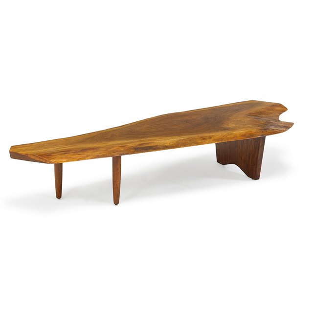George Nakashima, ‘Coffee Table/Bench, New Hope, PA’, 1980, Rago/Wright