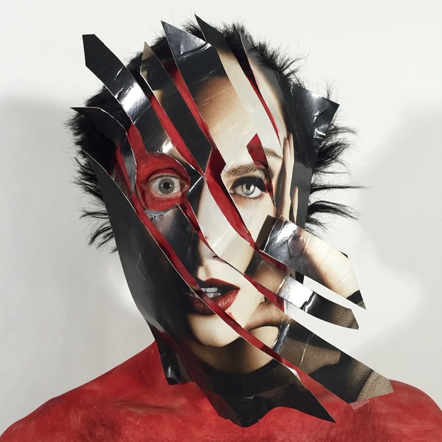 David Henry Brown Jr, ‘Fragmenting Head In The Red, Resemblagè’, 2016, IFAC Arts