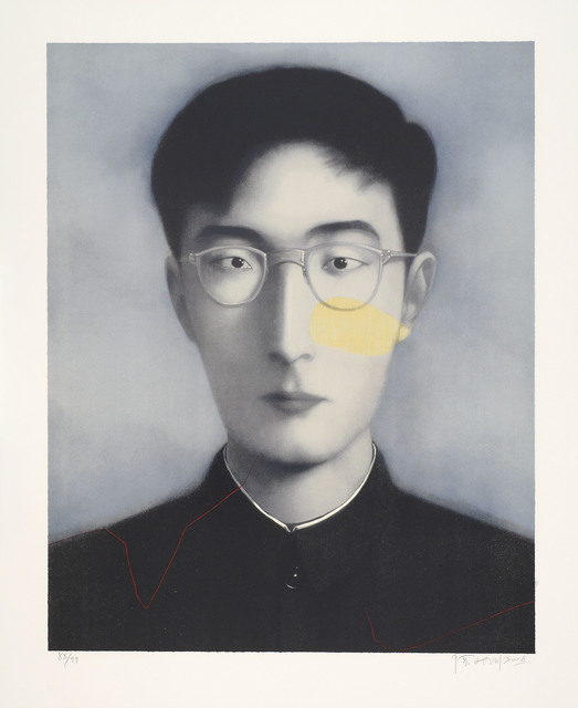 Zhang Xiaogang, ‘Bloodline: Comrade (Brother)’, 2006, Print, Lithograph, Galerie Raphael