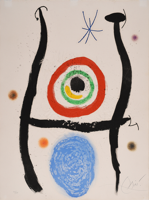 Joan Miró, ‘Le Bleu de la cible’, Halcyon Gallery