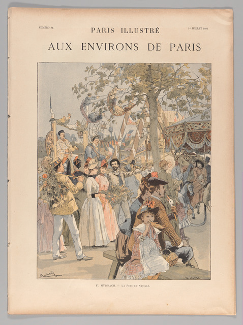 Unknown French, ‘Paris illustré, "Aux Environs de Paris"’, 1885, The Metropolitan Museum of Art