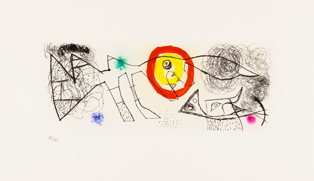 Joan Miró, ‘Untitled from Erik Satie: Poems ’, 1969, Christopher-Clark Fine Art