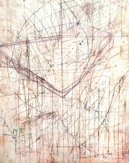 Mark Perlman, ‘Fling’, ca. 2019, Painting, Encaustic on panel, Stremmel Gallery