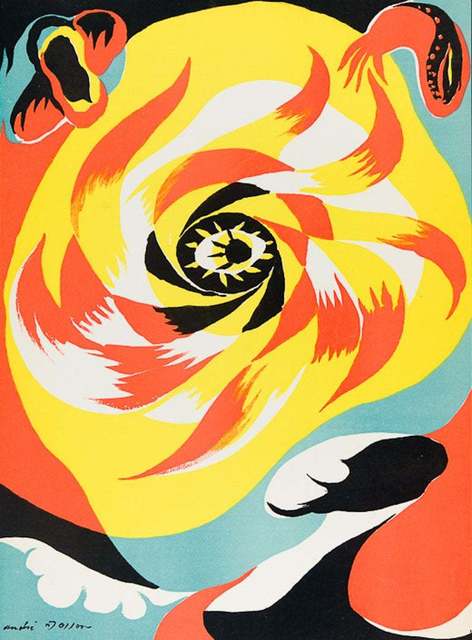 André Masson, ‘The Sun (Le Soleil)’, 1938, Print, Lithograph in colours, artrepublic