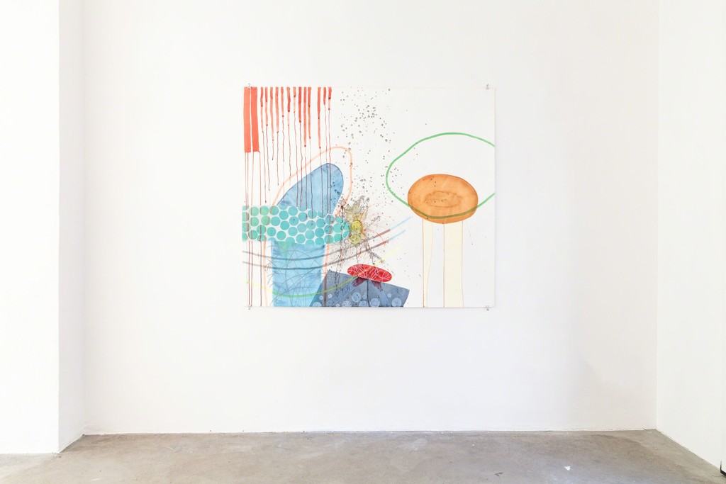 exhibition view: S1407-5, 2007, watercolour and crayon on paper | image: ©dasesszimmer exhibition view: S1407-5, 2007, watercolour and crayon on paper | image: ©dasesszimmer