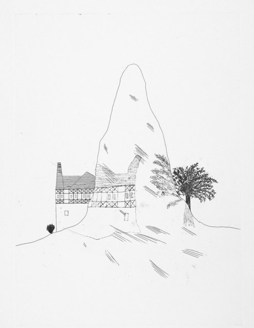 David Hockney, ‘The Glass Mountain’, 1969, Print, Etching, Goldmark Gallery