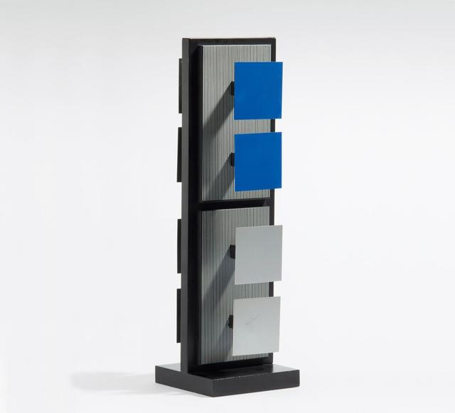 Jesús Rafael Soto, ‘Multiple V - Serie Jai-Alai ’, 1969, Sculpture, Wood with four square metal sections, Galería RGR