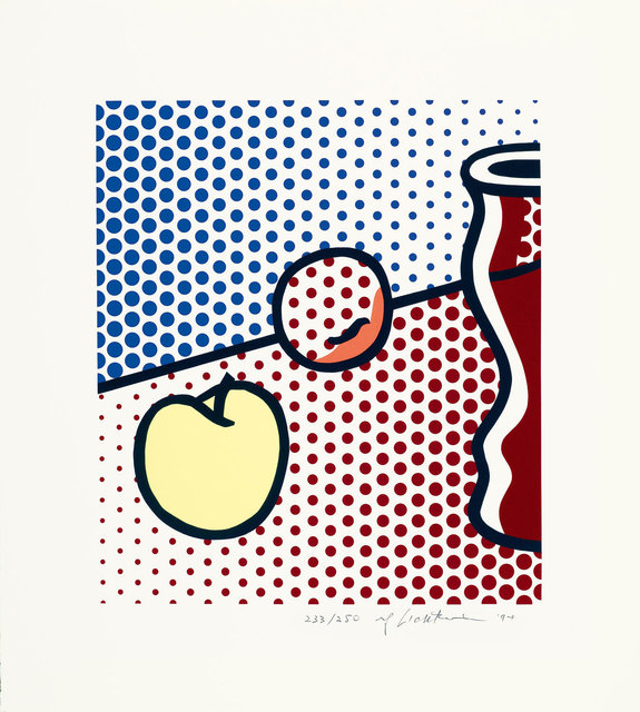 Roy Lichtenstein, ‘Still life with red jar’, 1994, Print, Screenprint, Koller Auctions