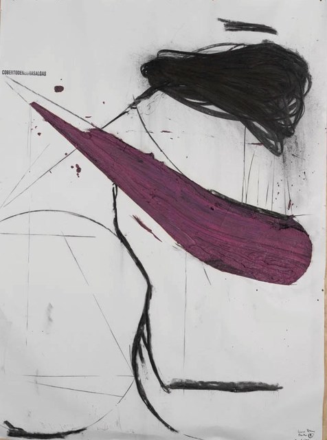 Nuno Ramos, ‘(cobertodenegrasalgas), Proteu series ’, 2015, Painting, Celma Albuquerque Galeria de Arte