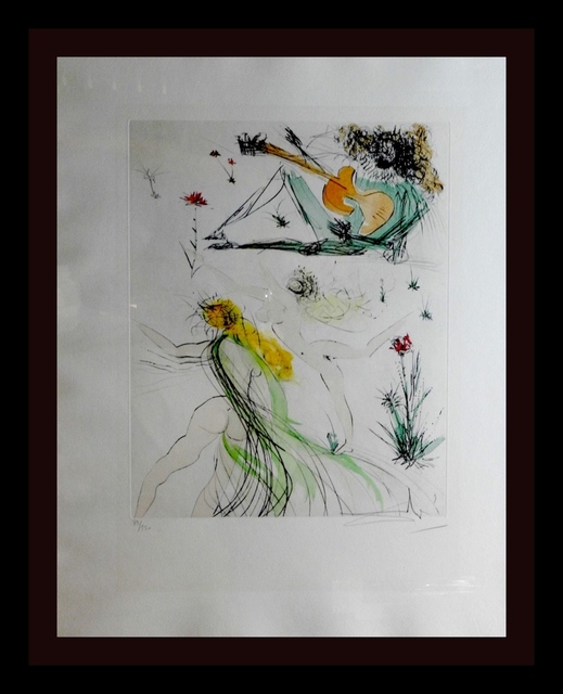 Salvador Dalí, ‘La Joie de Vivre’, 1971, Print, Etching, Fine Art Acquisitions Dali