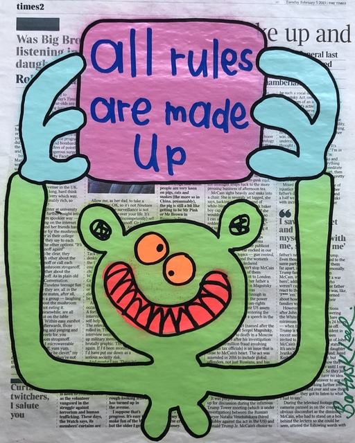 Bortusk Leer, ‘All Rules Are Made Up’, 2019, Vintage Deluxe