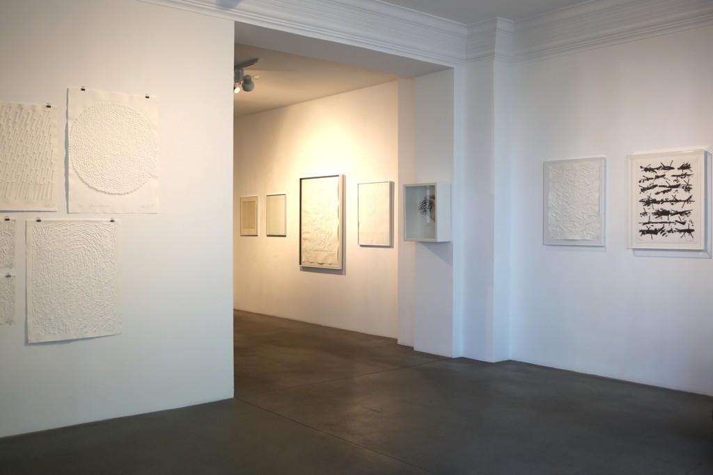 Installation view, Simulacra - Editions by Günther Uecker, Engelage & Lieder, 2017 Installation view, Simulacra - Editions by Günther Uecker, Engelage & Lieder, 2017
