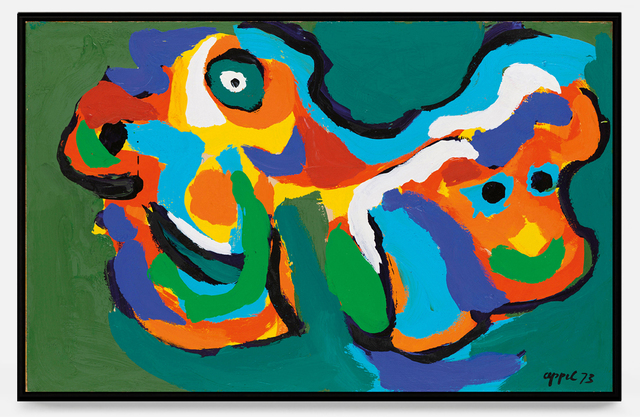 karel appel two figures